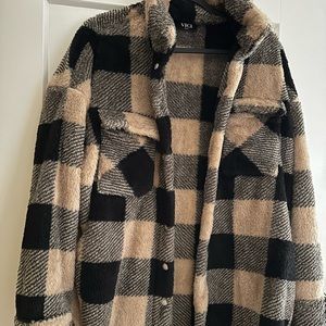 Vici Small Plaid Shacket